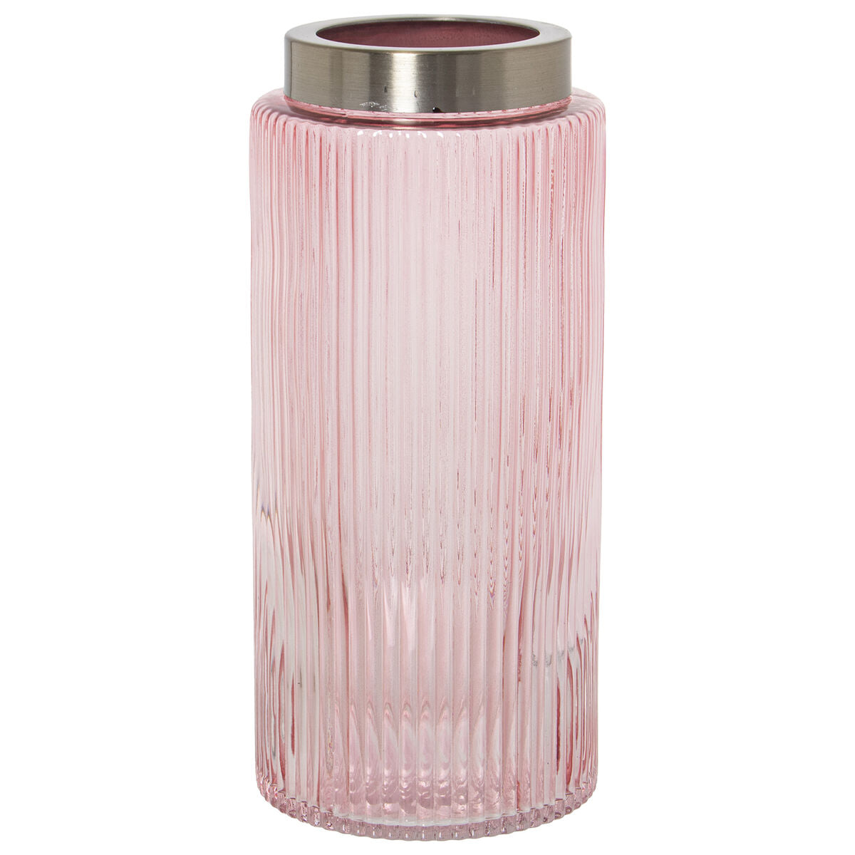 Vase Alexandra House Living Pink Golden Crystal 10 x 10 x 24 cm-0