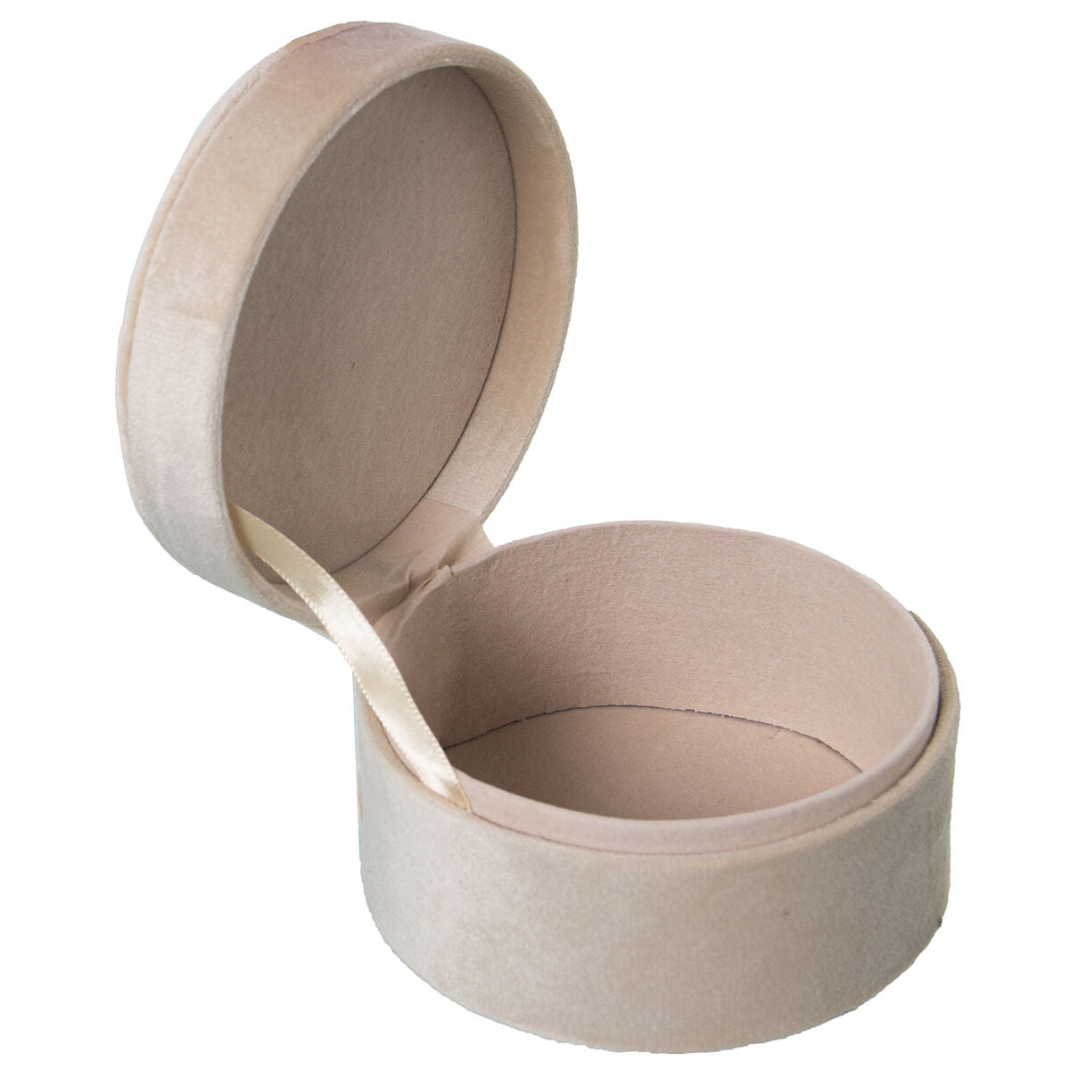 Set of decorative boxes Alexandra House Living Cream Textile 2 Pieces-1