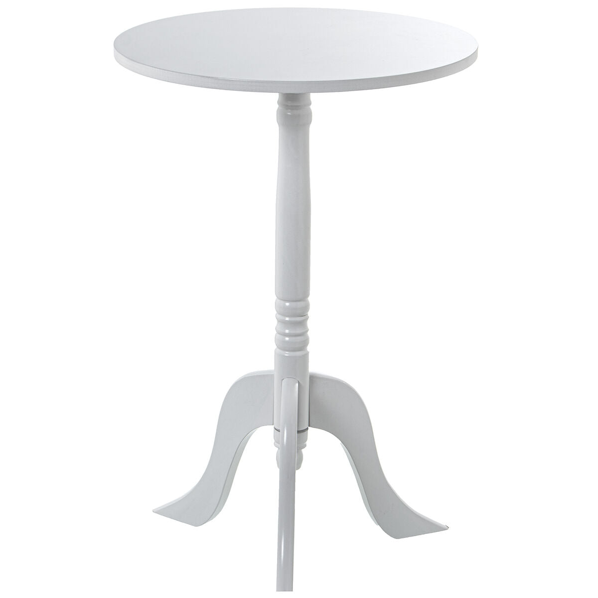 Side table Alexandra House Living White 30 x 54 x 30 cm-0