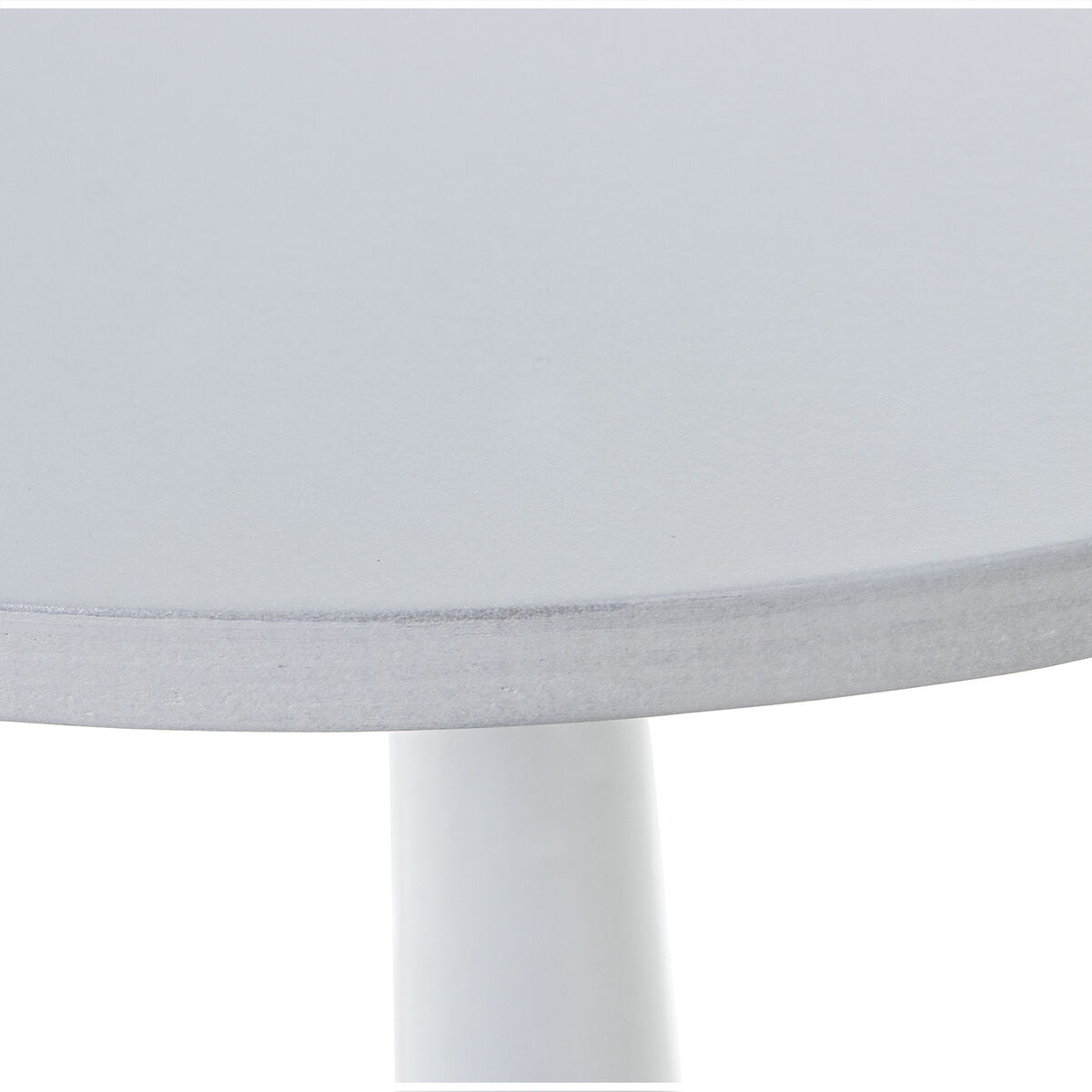 Side table Alexandra House Living White 30 x 54 x 30 cm-2