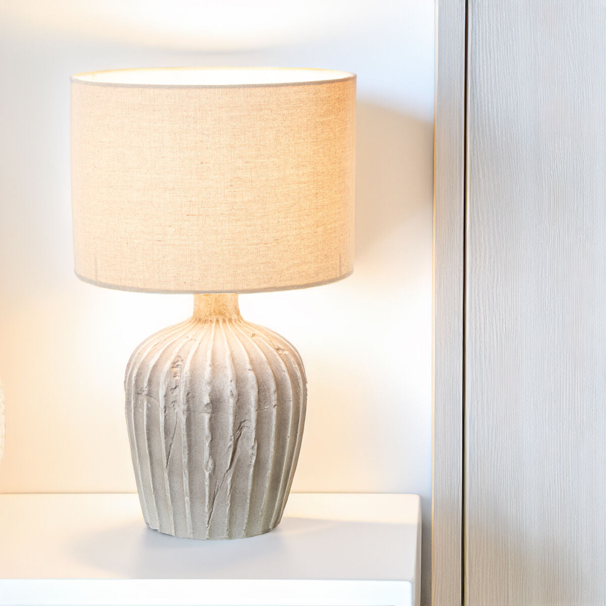 Desk lamp Alexandra House Living Multicolour Ceramic 40 W 32 x 51 x 32 cm-1