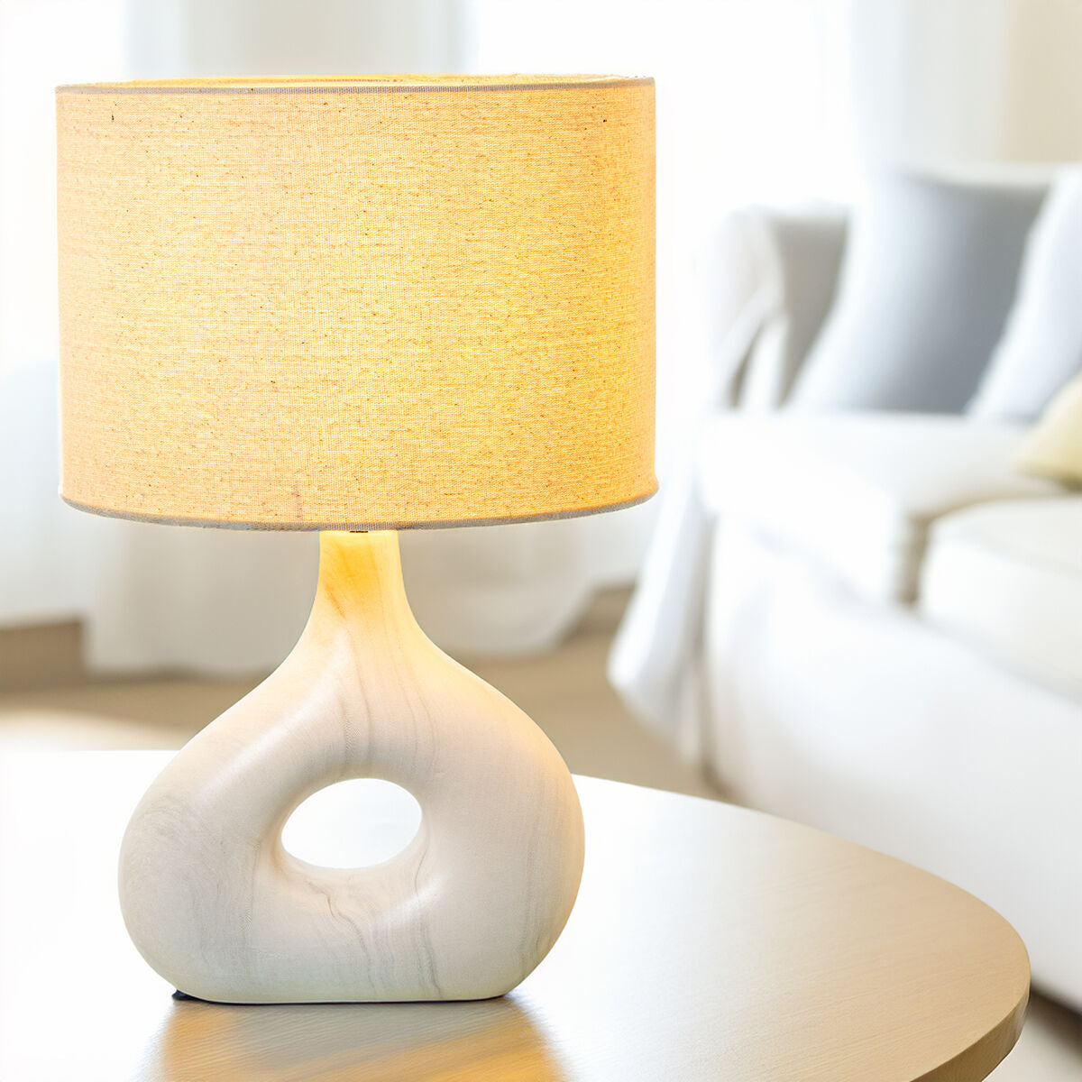 Desk lamp Alexandra House Living Multicolour Ceramic 40 W 32 x 50 x 32 cm-1