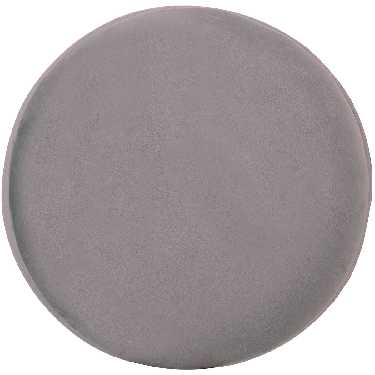 Pouffe Alexandra House Living Grey Velvet Wood 35 x 42 x 35 cm-3