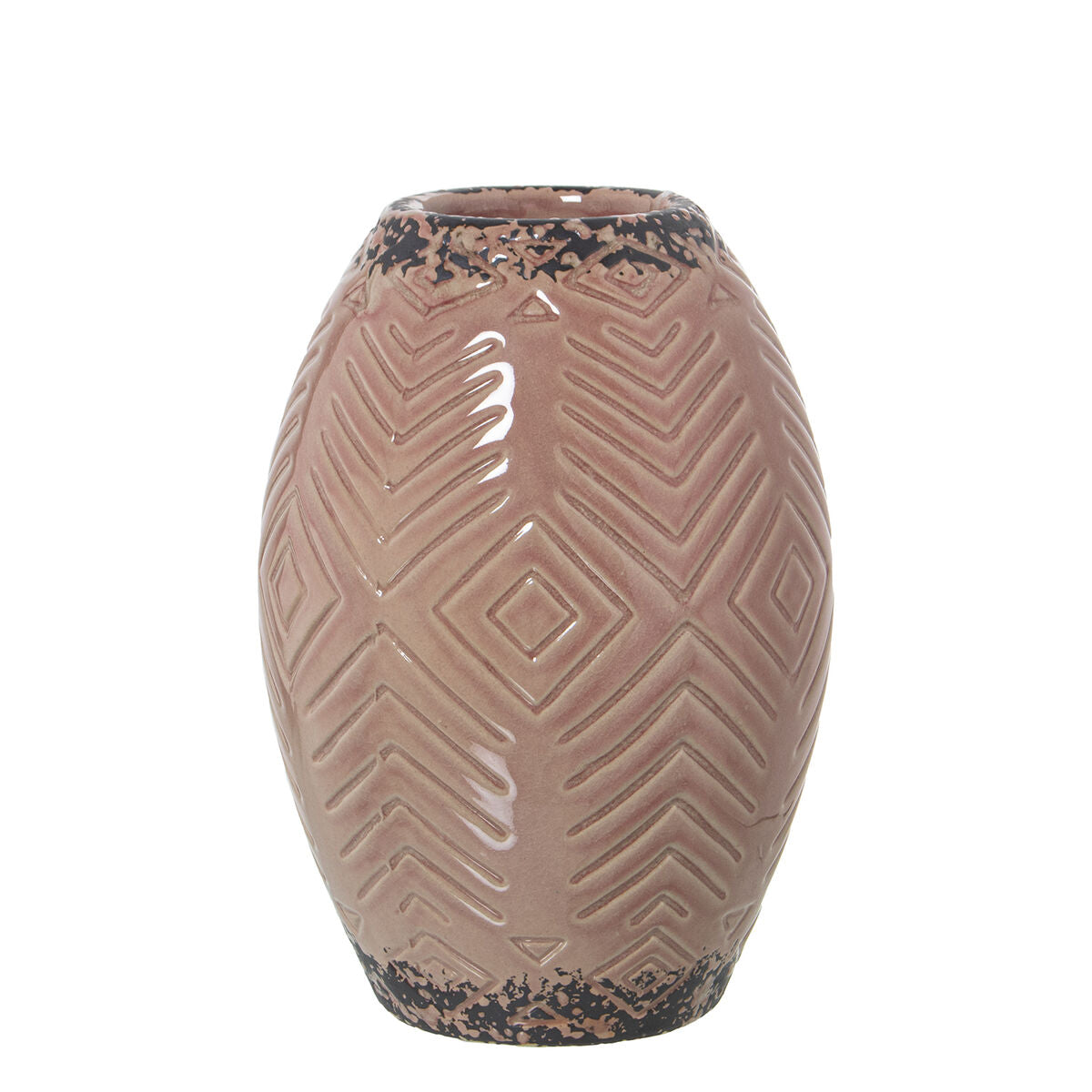 Vase Alexandra House Living Pink Ceramic 14 x 15 x 22 cm-0