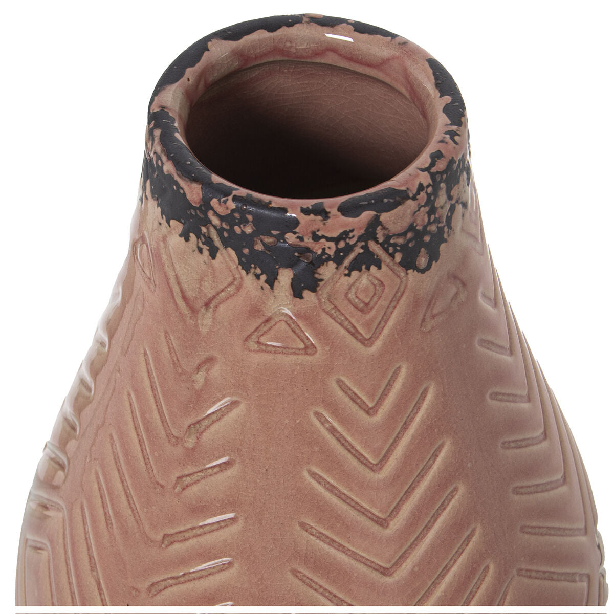 Vase Alexandra House Living Pink Ceramic 14 x 15 x 22 cm-1