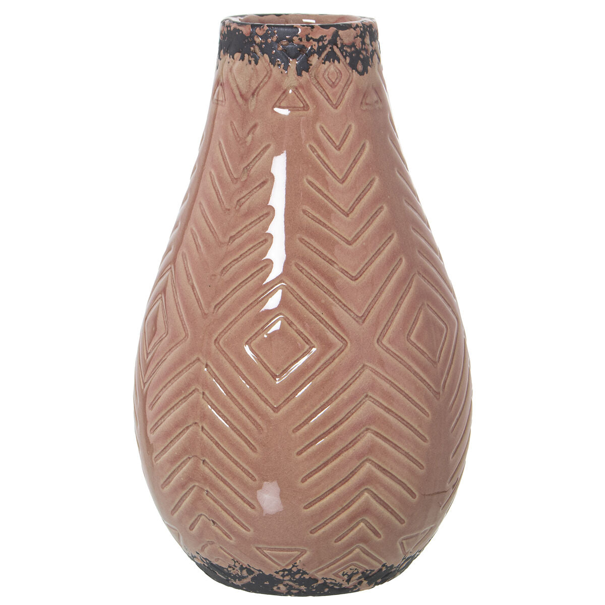 Vase Alexandra House Living Pink Ceramic 16 x 16 x 25 cm-0