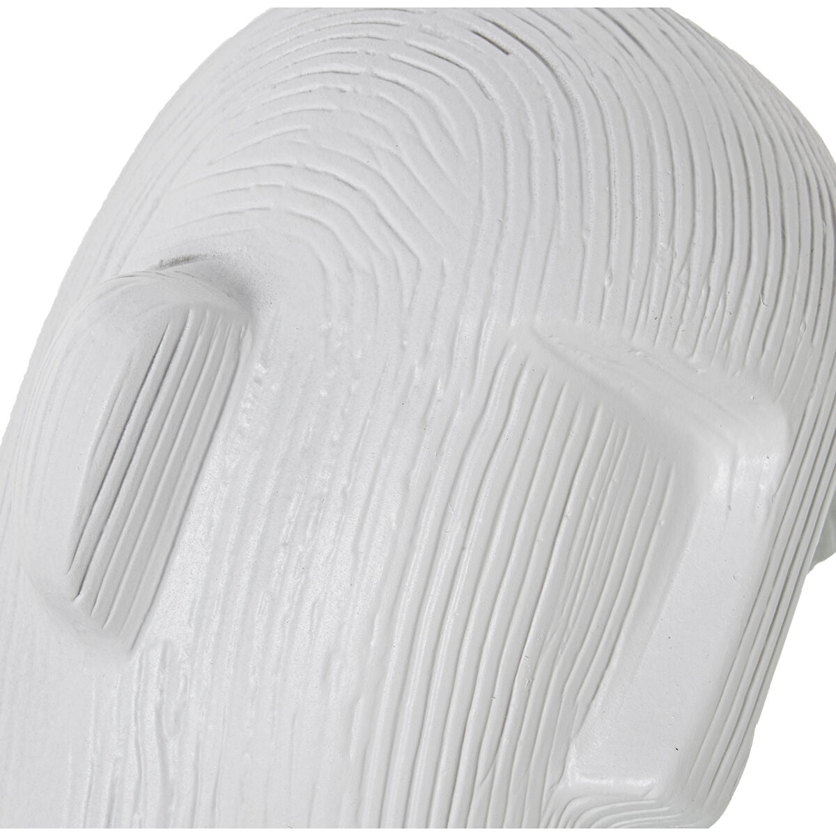 Decorative Figure Alexandra House Living White Ceramic Face 16 x 13 x 27 cm-3