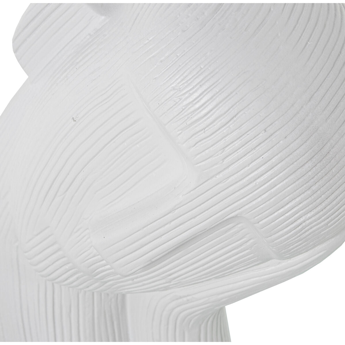Decorative Figure Alexandra House Living White Ceramic Face 16 x 13 x 27 cm-2