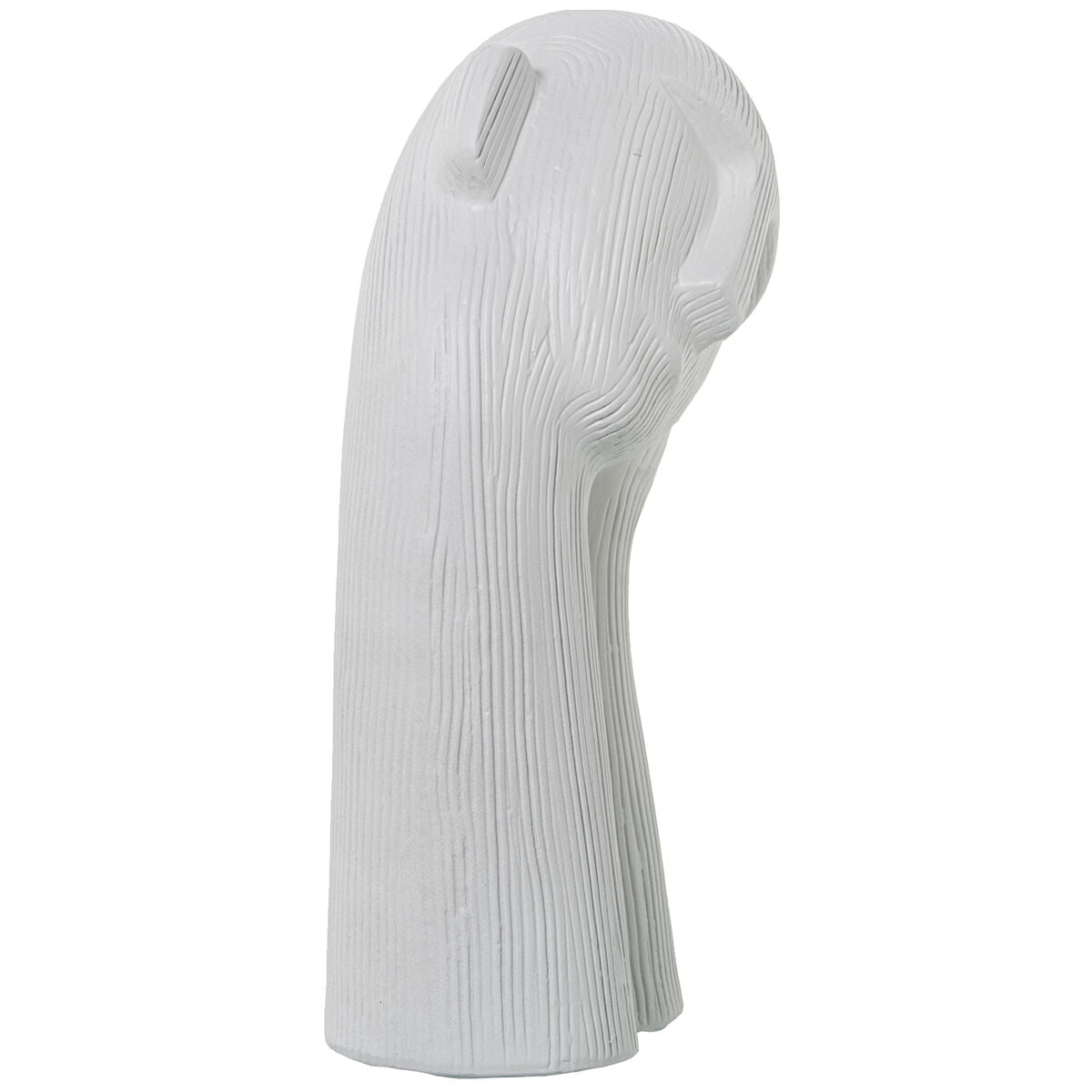Decorative Figure Alexandra House Living White Ceramic Face 16 x 13 x 27 cm-1