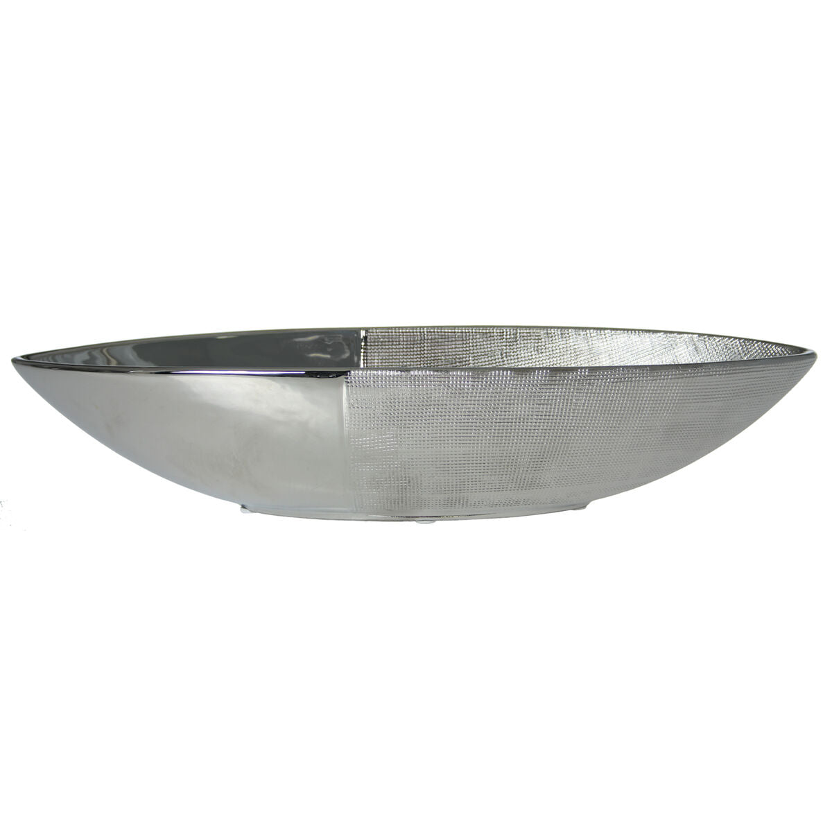 Centerpiece Alexandra House Living Silver 40 x 13 x 8 cm-1