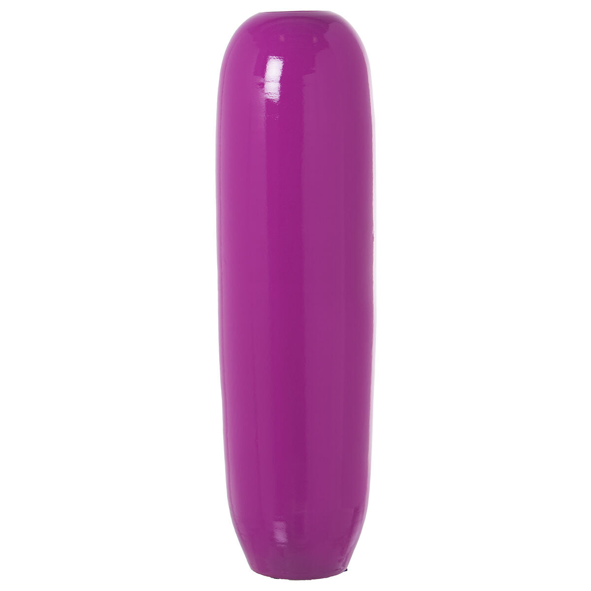 Floor vase Alexandra House Living Violet Ceramic Shiny 22 x 21 x 77 cm-0
