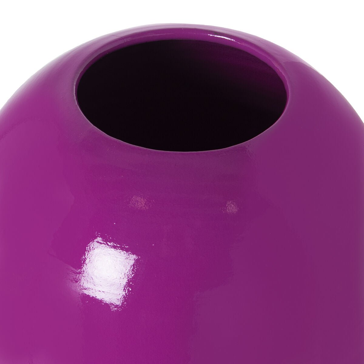 Floor vase Alexandra House Living Violet Ceramic Shiny 22 x 21 x 77 cm-2