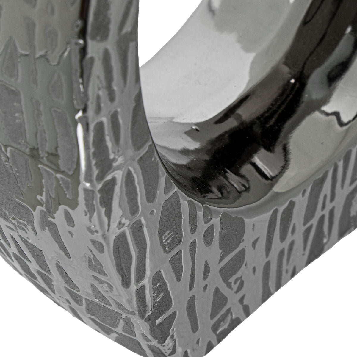 Decorative Figure Alexandra House Living Silver Ceramic 19 x 8 x 26 cm-1