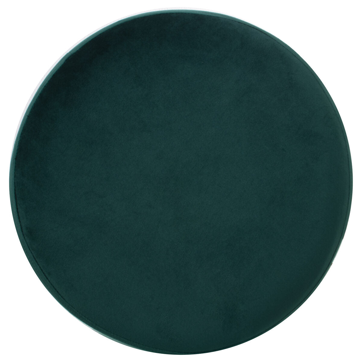 Pouffe Alexandra House Living Green Silver Velvet Wood 10 x 42 x 35 cm-3