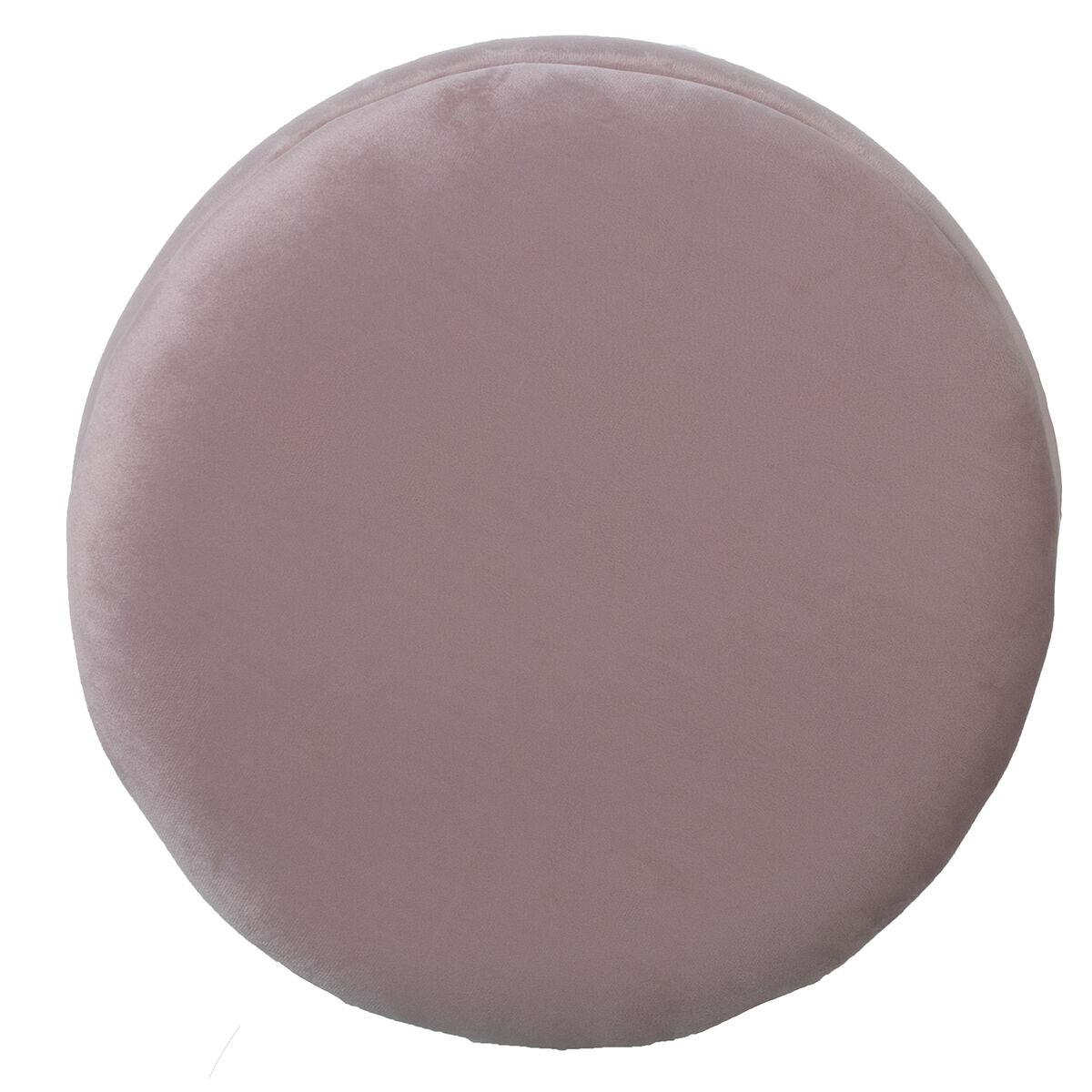 Pouffe Alexandra House Living Pink Silver Velvet Wood 7 x 43 x 37 cm-0