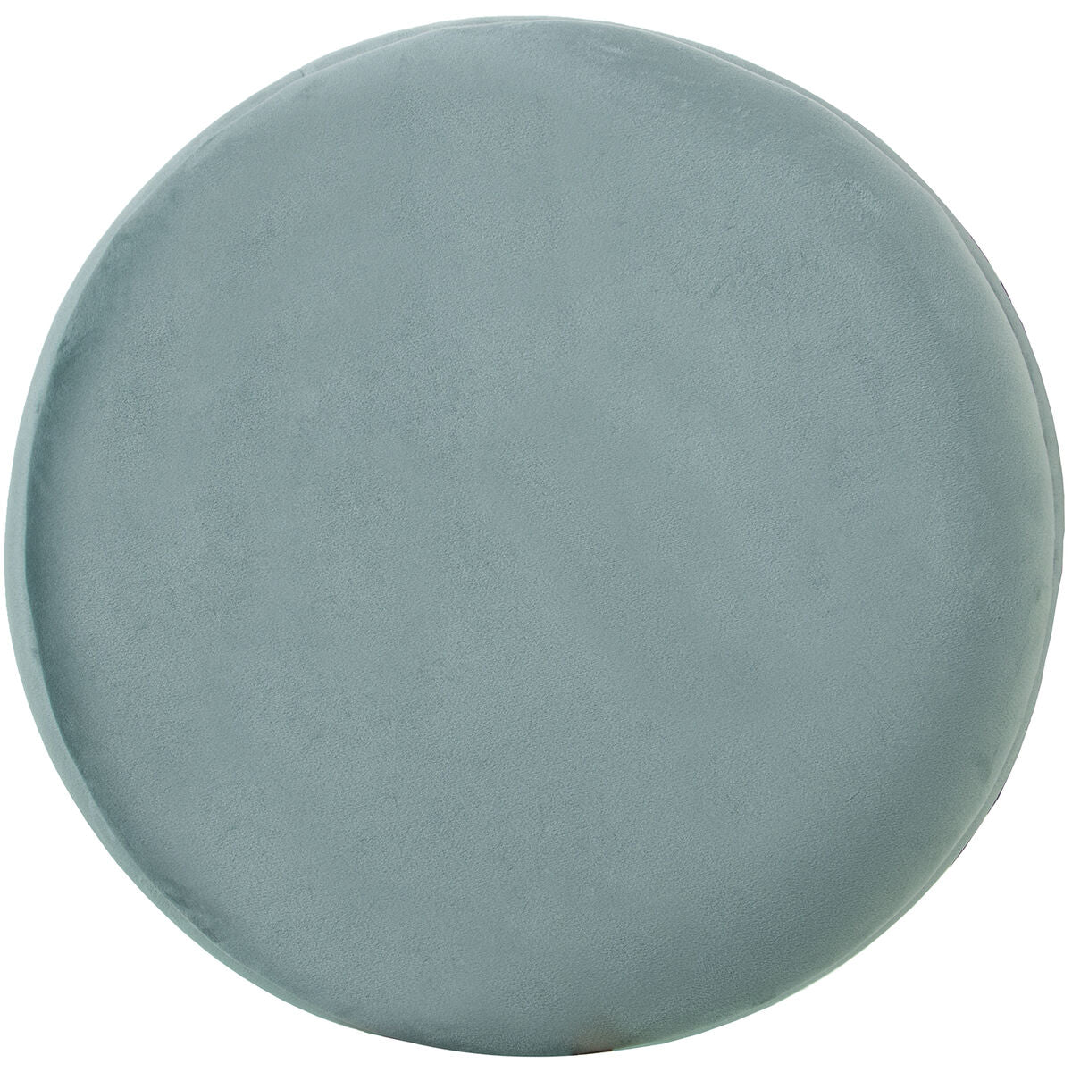 Pouffe Alexandra House Living Blue Silver Velvet Wood 7 x 43 x 37 cm-4