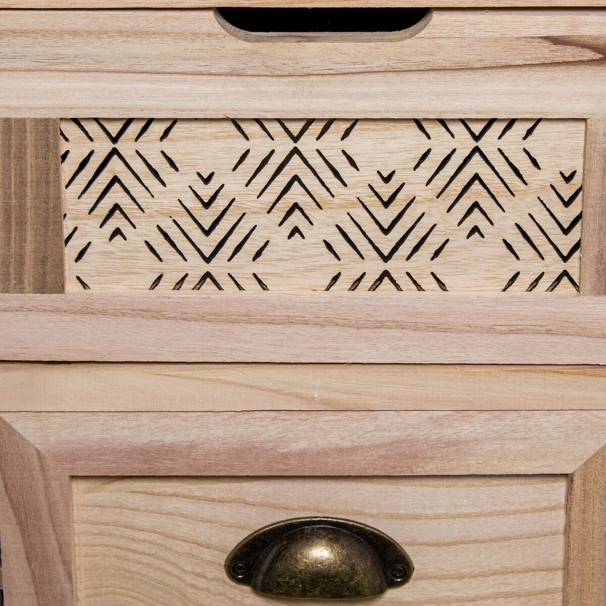 Nightstand Alexandra House Living Brown Wood 34 x 48 x 24 cm-1