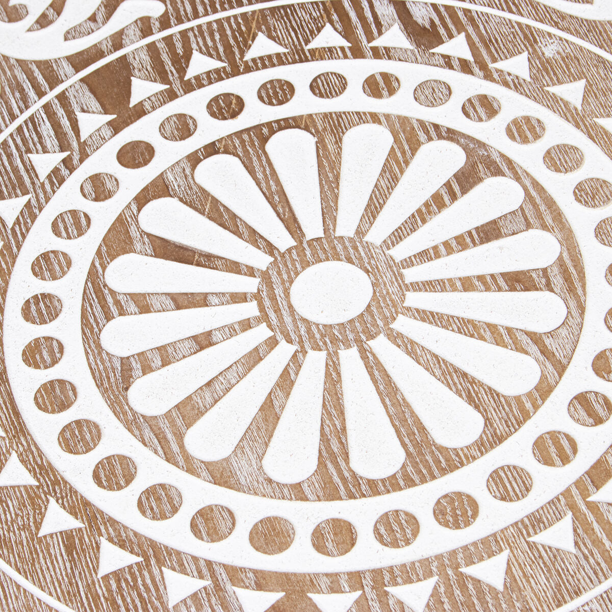 Centre Table Alexandra House Living White Brown Metal 90 x 42 x 90 cm-1