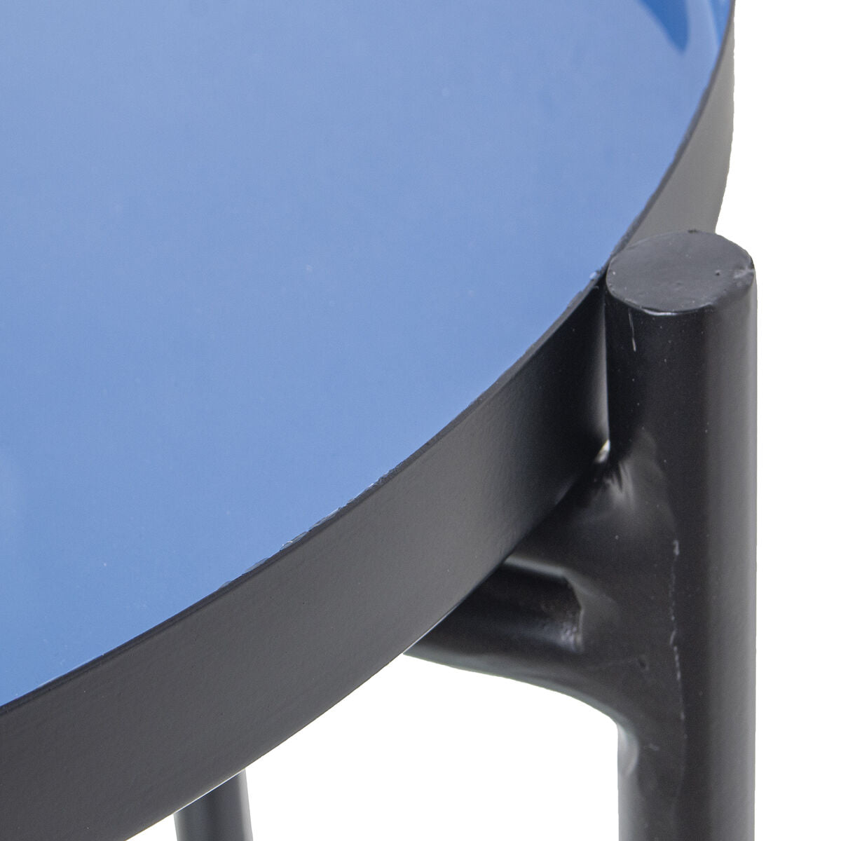 Side table Alexandra House Living Blue Black 50 x 52 x 50 cm-2