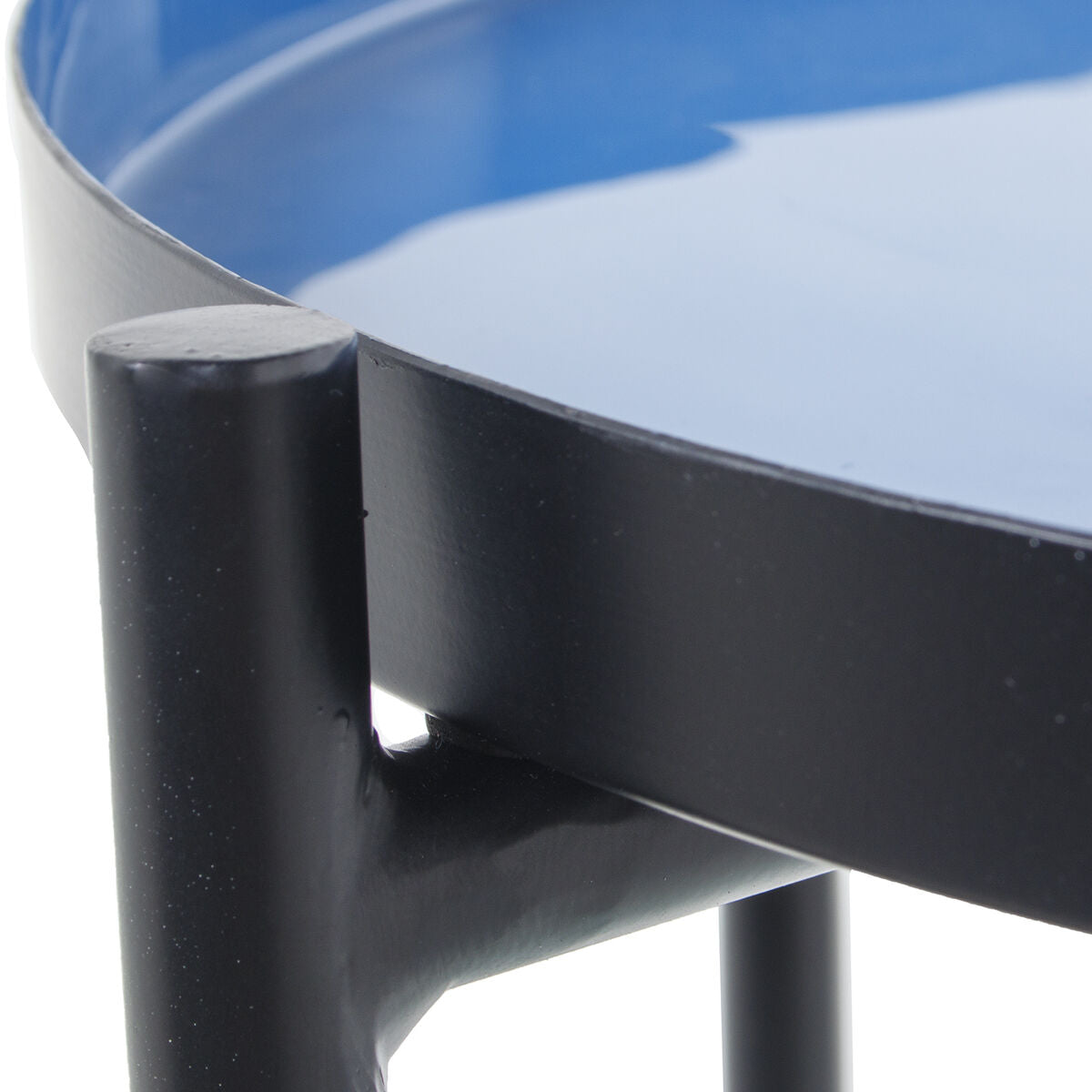 Side table Alexandra House Living Blue Black 50 x 52 x 50 cm-1