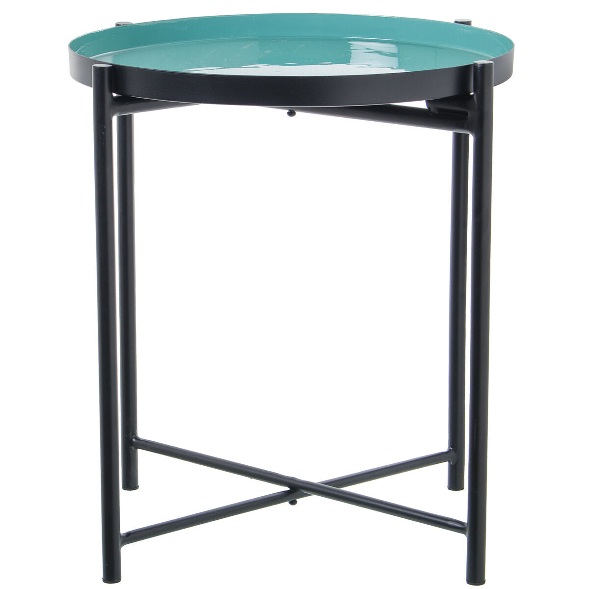 Side table Alexandra House Living Black Green 50 x 52 x 50 cm-6