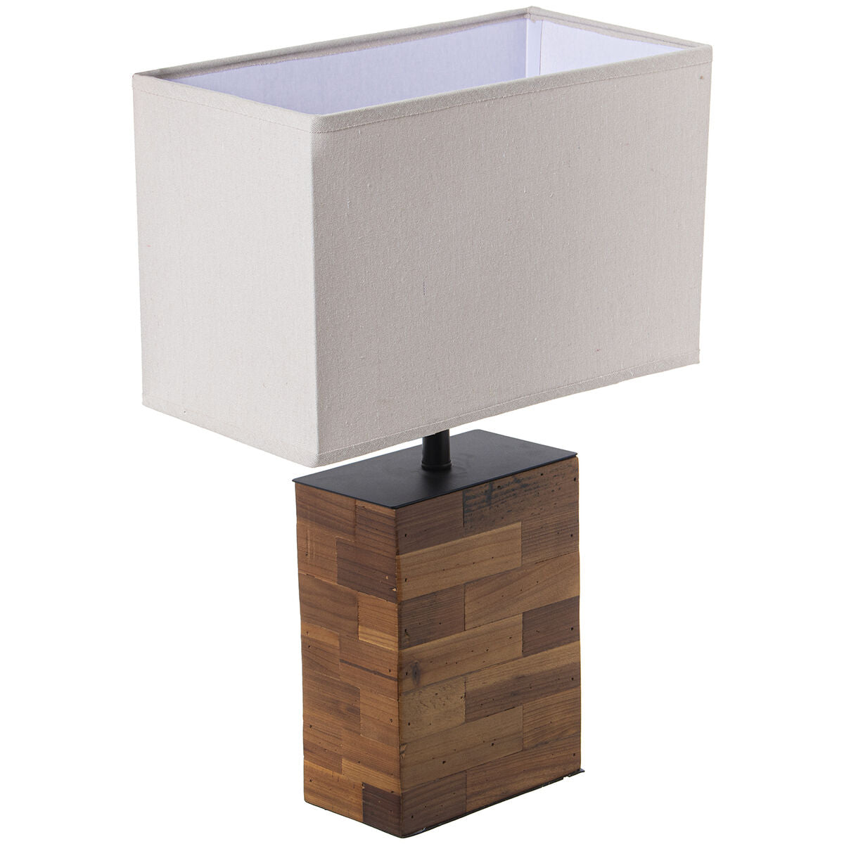 Desk lamp Alexandra House Living Brown Wood 60 W 38 x 51 x 18 cm-0