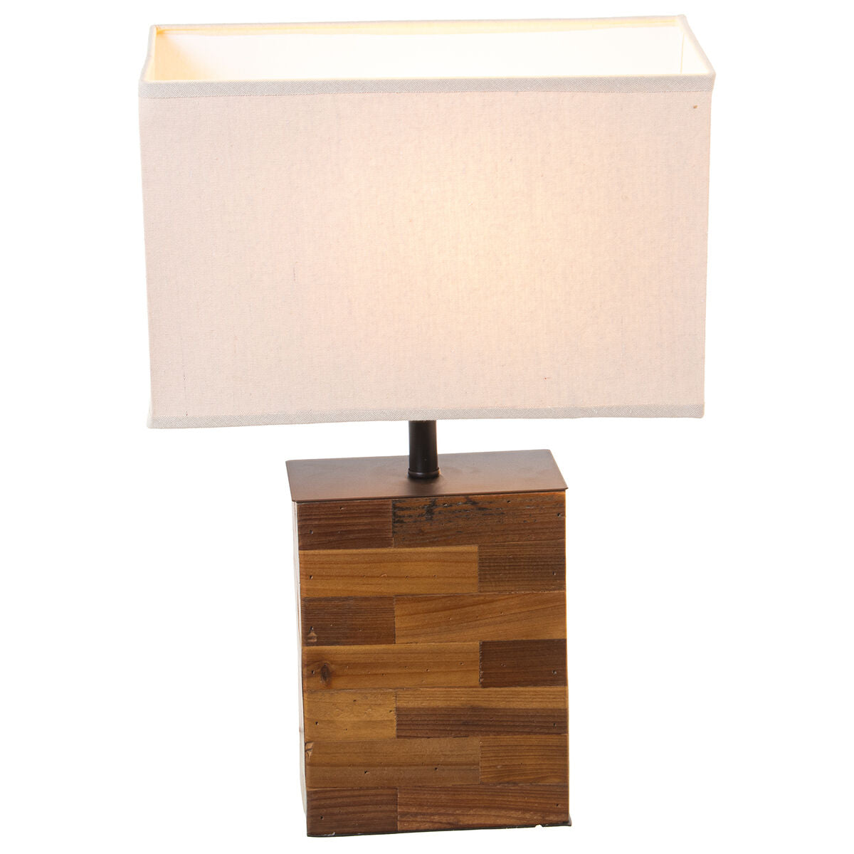 Desk lamp Alexandra House Living Brown Wood 60 W 38 x 51 x 18 cm-5