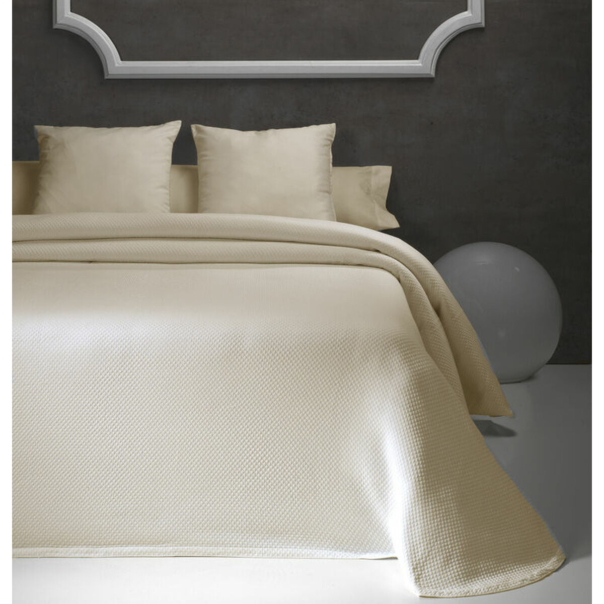Bedspread (quilt) Hosteline JOYA Beige Super king (1 Piece)-0