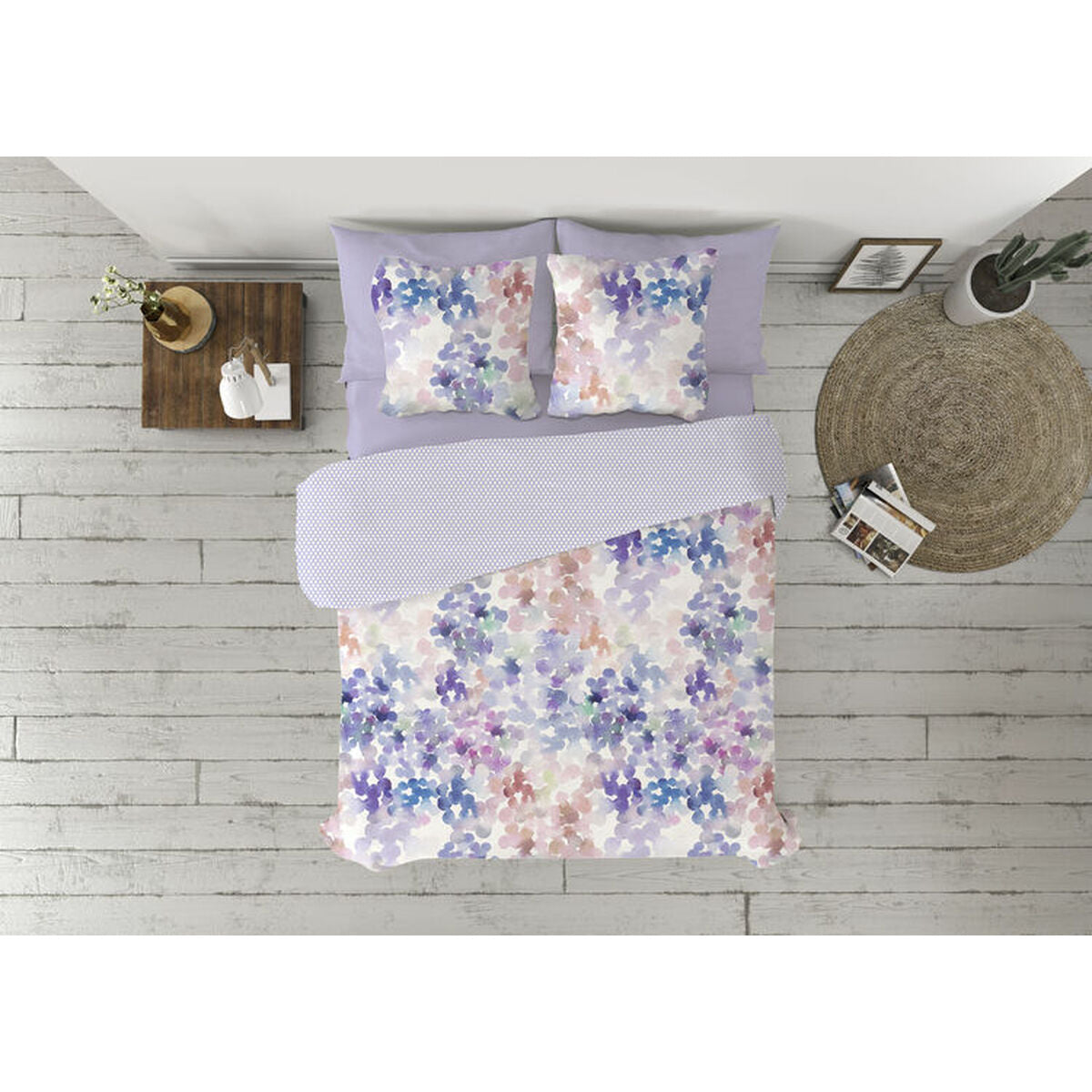 Duvet cover set Pierre Cardin SARA Light mauve Double 2 Pieces-0