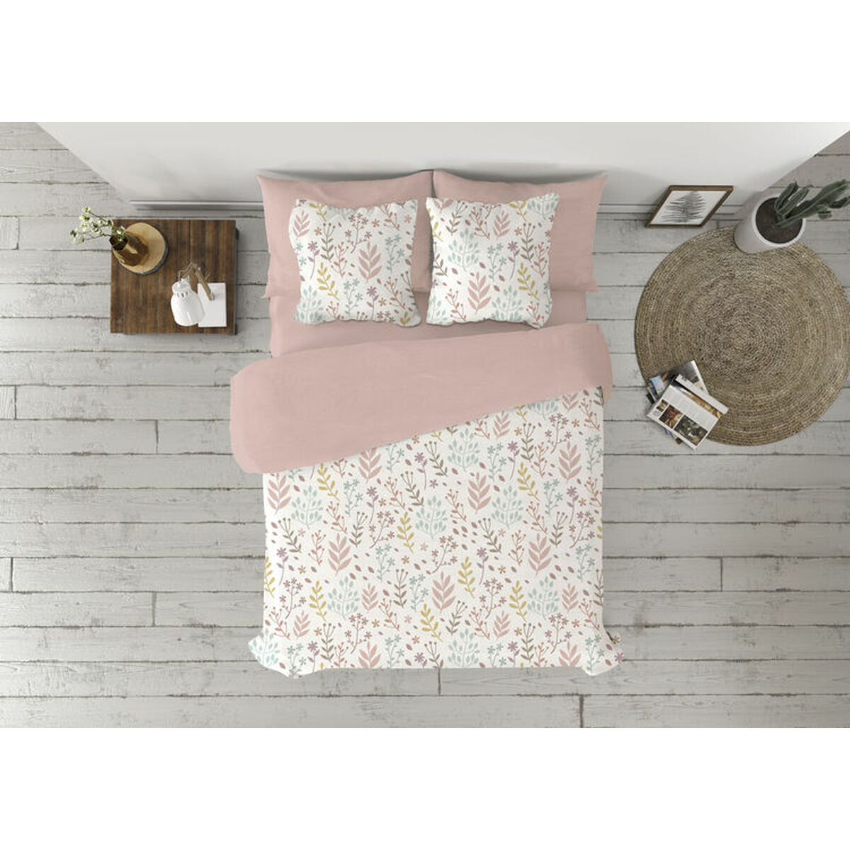 Duvet cover set Pierre Cardin AURIN Pink King size 3 Pieces-0