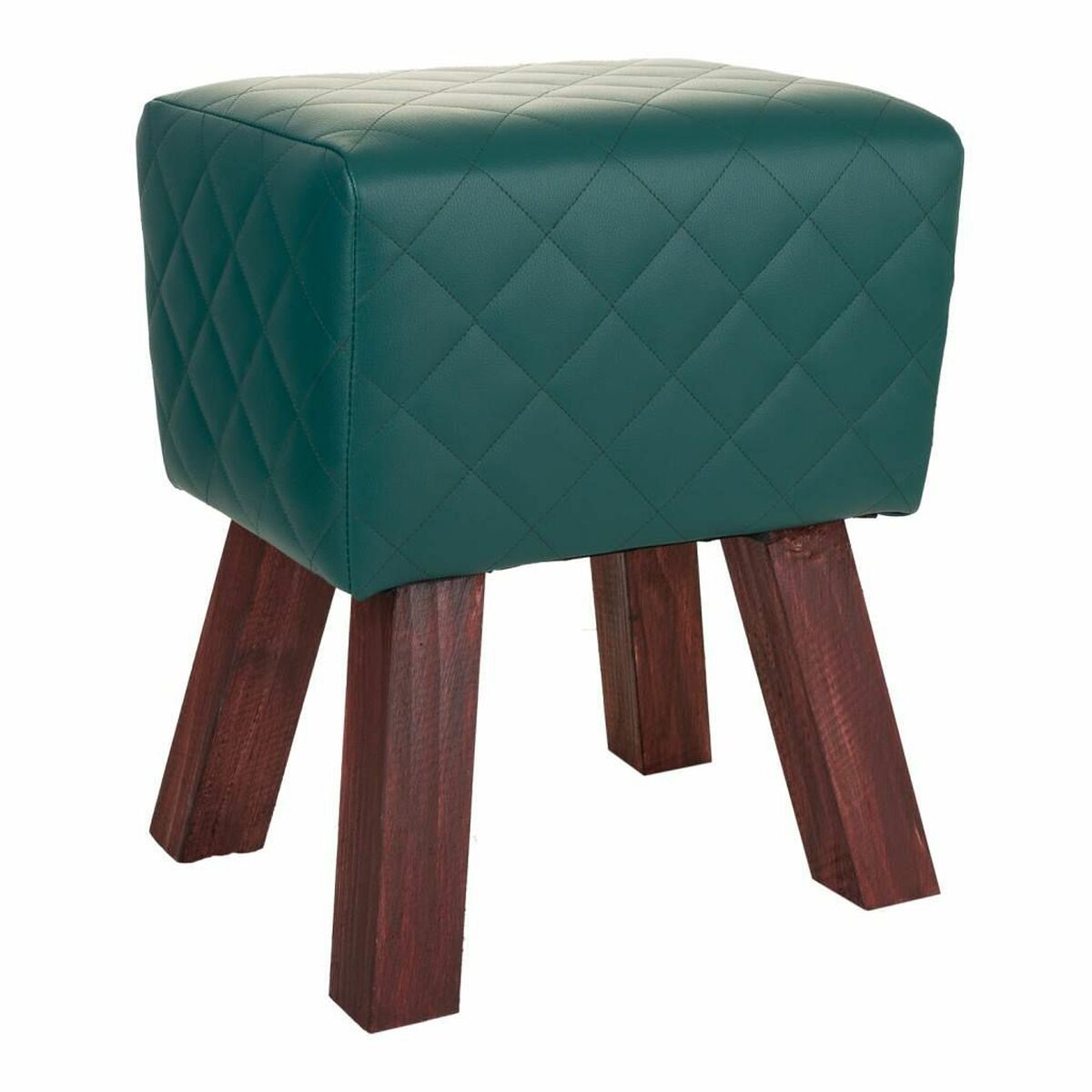 Stool Alexandra House Living PVC MDF Wood 30 x 47 x 36 cm-0