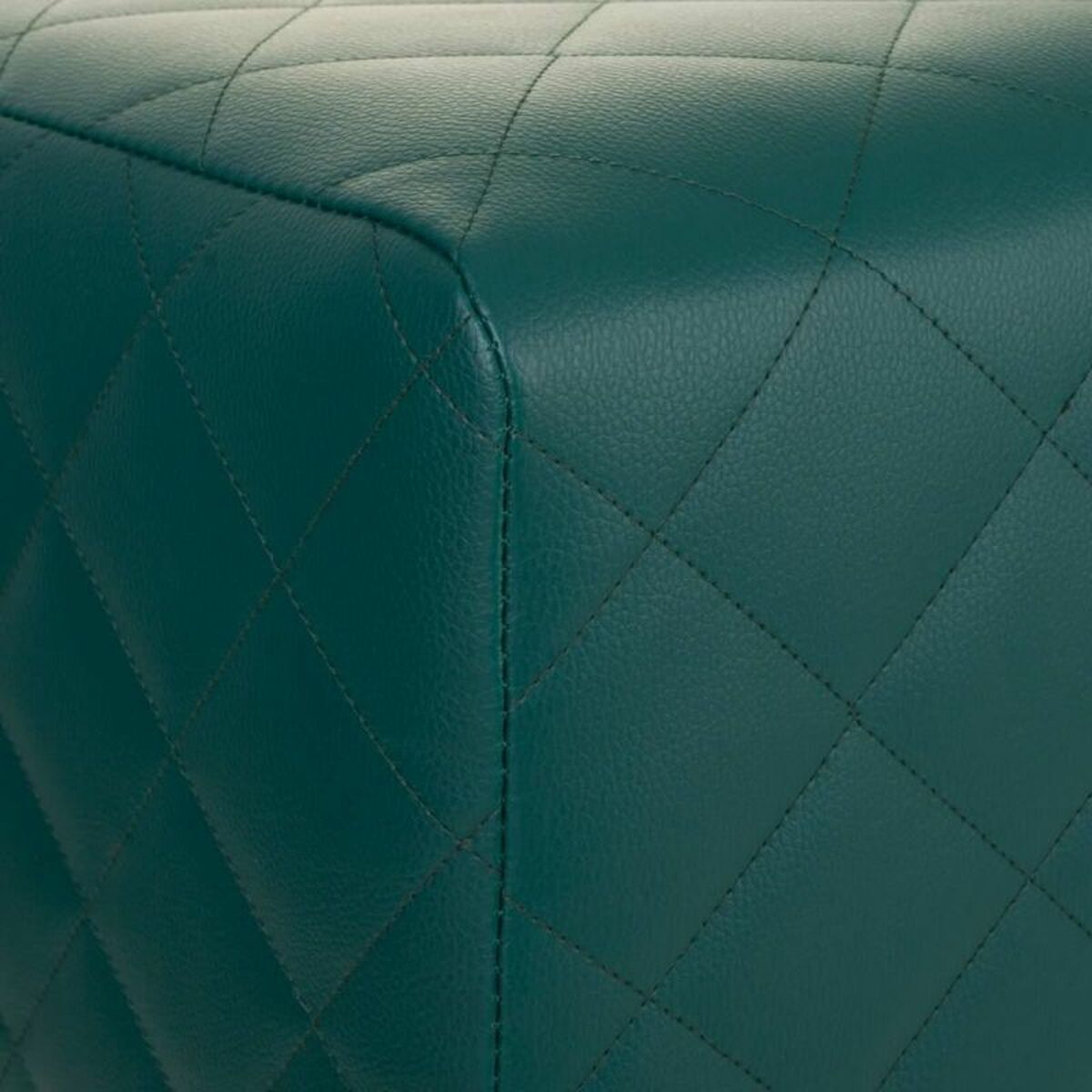 Stool Alexandra House Living PVC MDF Wood 30 x 47 x 36 cm-2