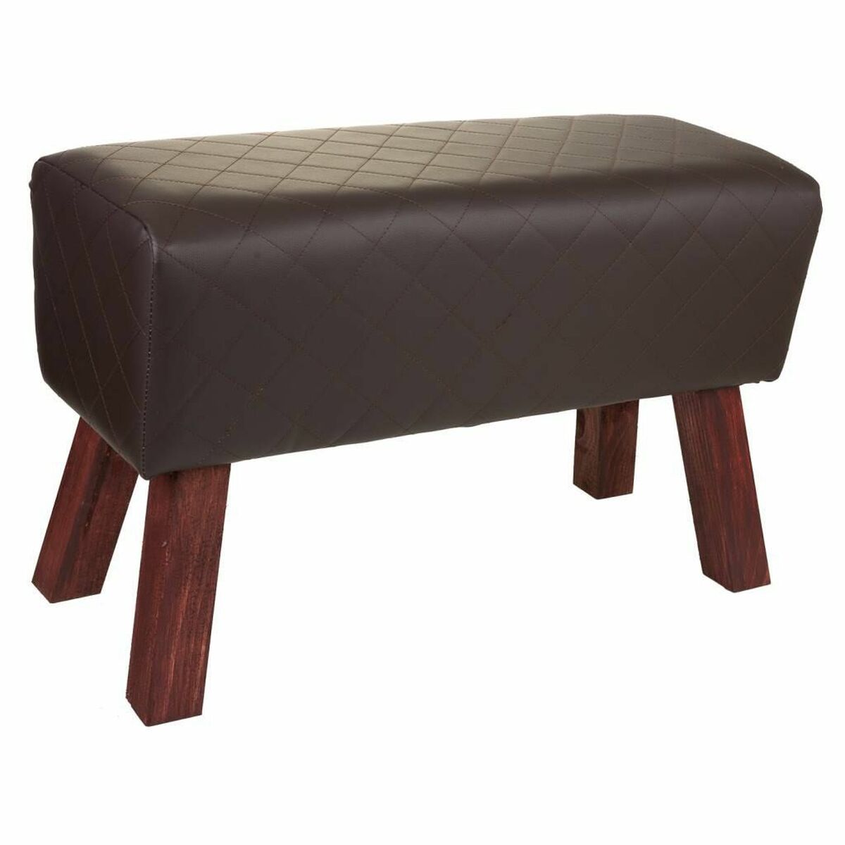 Stool Alexandra House Living PVC MDF Wood 30 x 47 x 72 cm-0