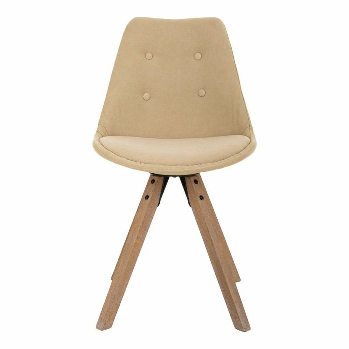 Dining Chair Alexandra House Living Cream 44 x 84 x 48 cm-5