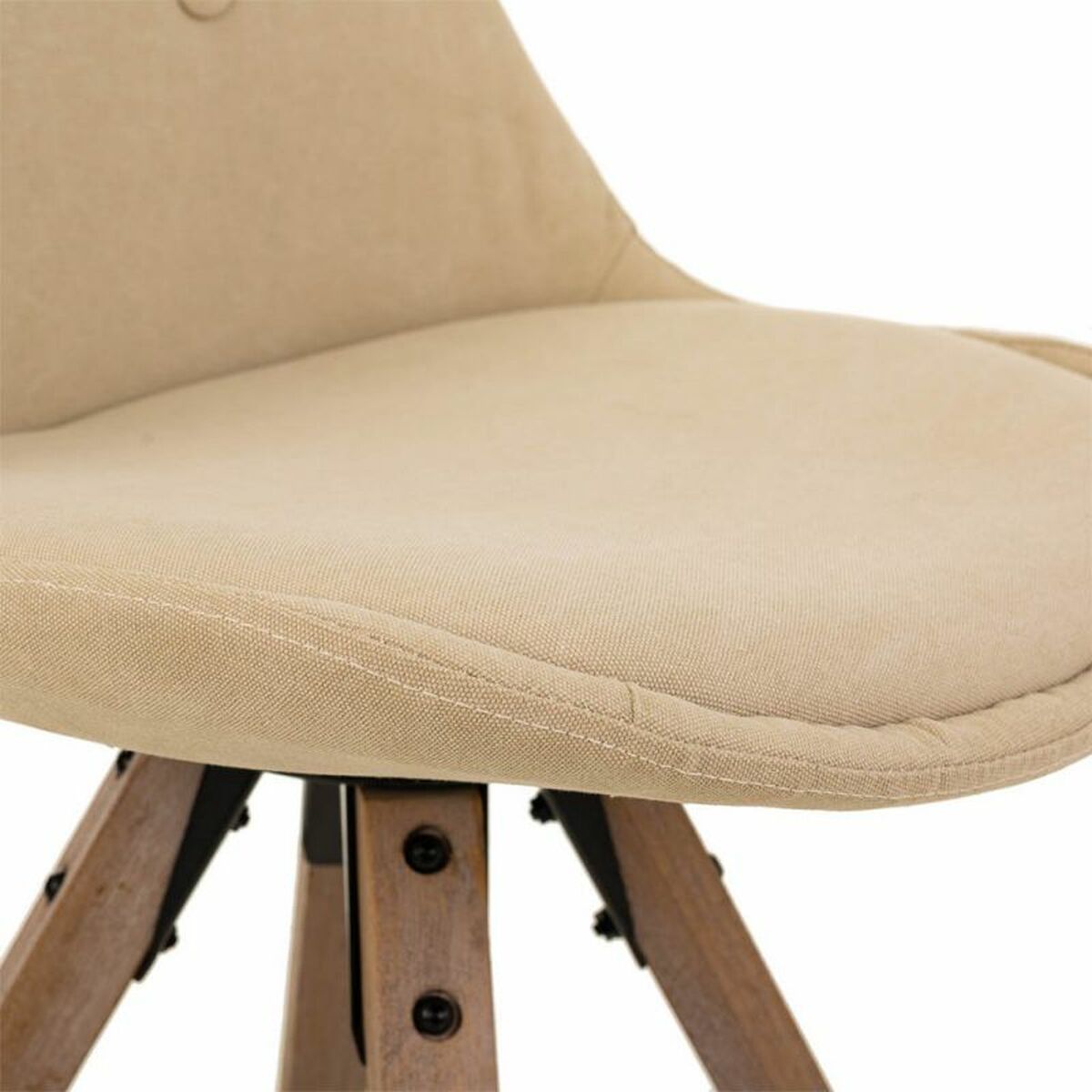 Dining Chair Alexandra House Living Cream 44 x 84 x 48 cm-1