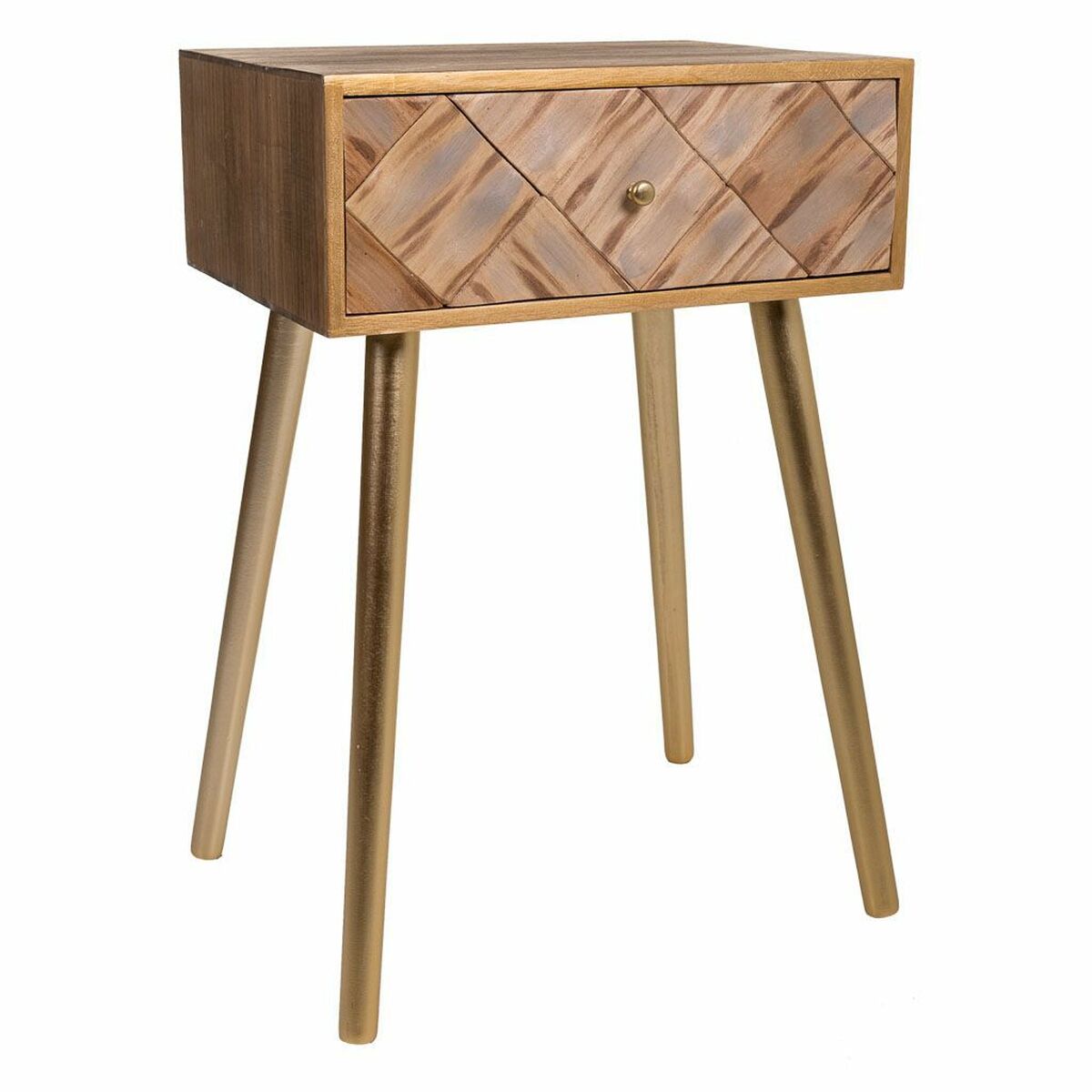 Nightstand Alexandra House Living Brown 34 x 67 x 45 cm-0
