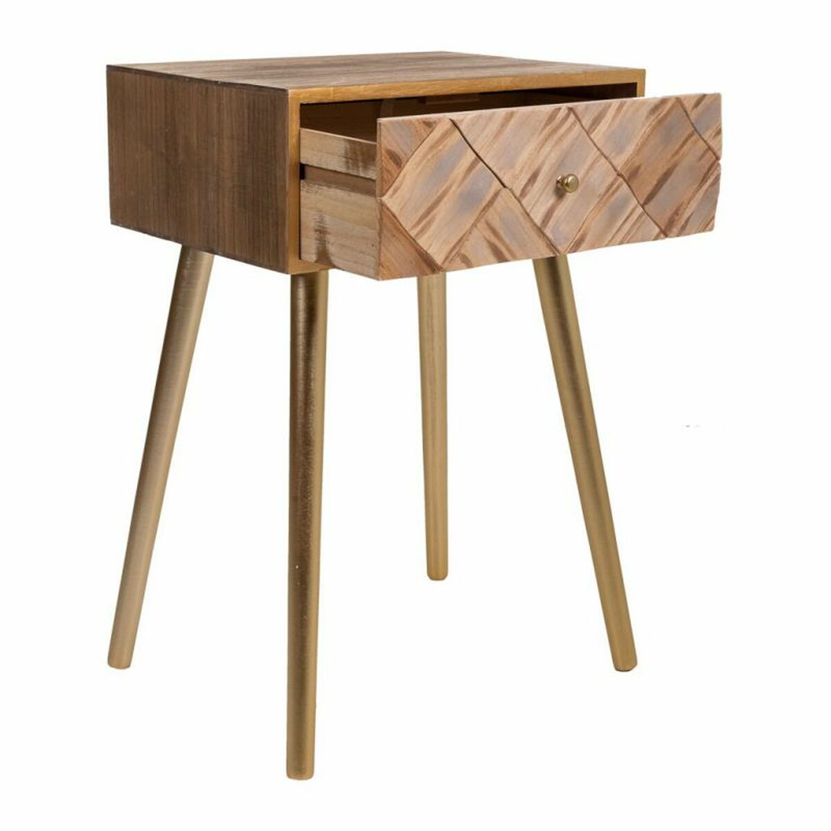 Nightstand Alexandra House Living Brown 34 x 67 x 45 cm-5