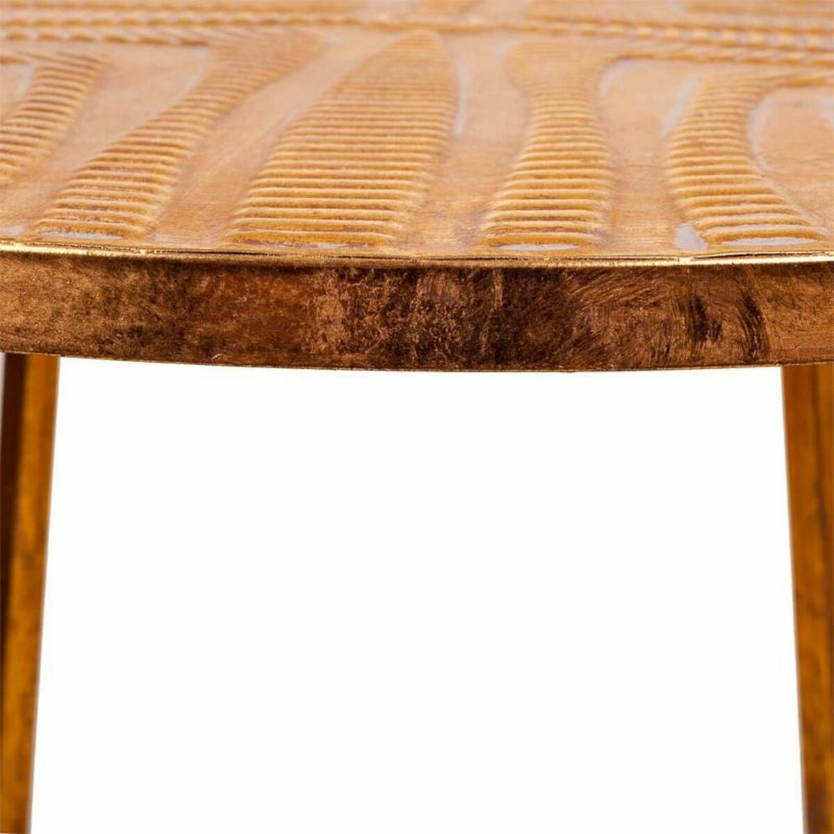 Centre Table Alexandra House Living Golden Iron 60 x 60 x 60 cm-4