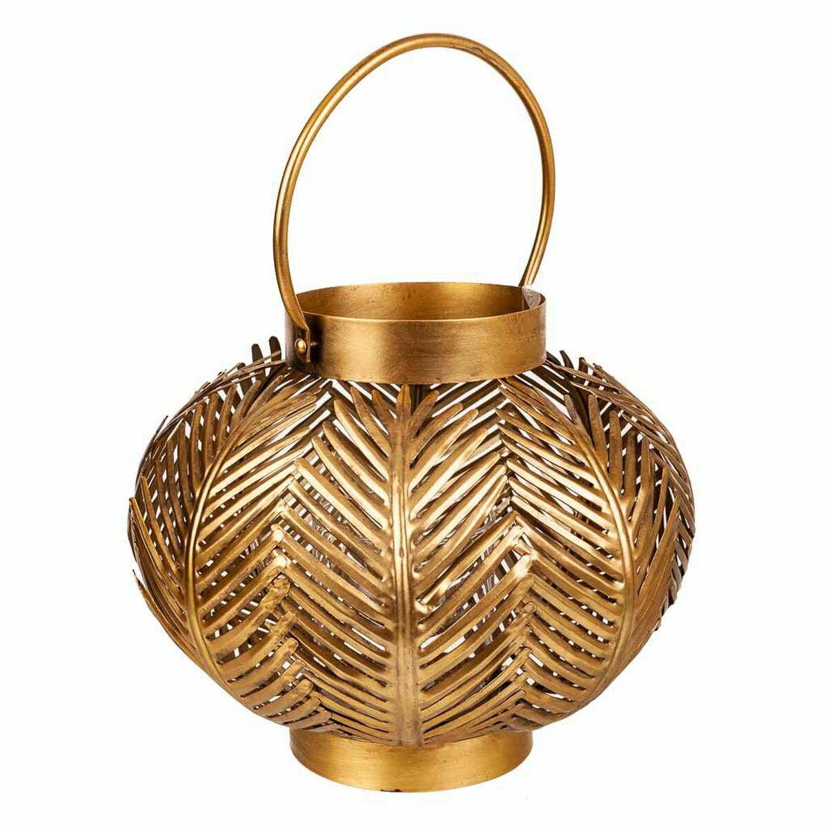 Candleholder Alexandra House Living Golden Iron 34 x 27 x 34 cm-0