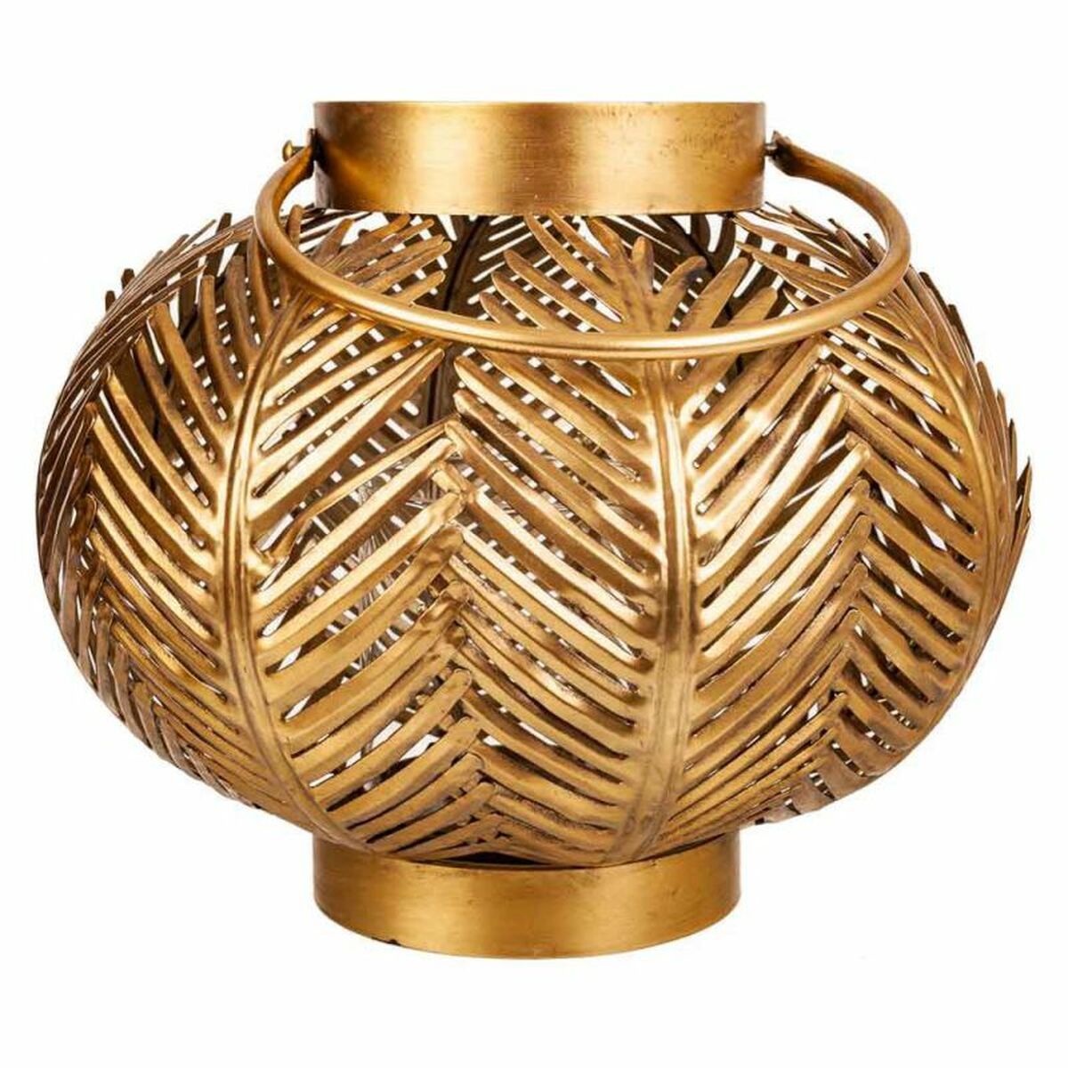 Candleholder Alexandra House Living Golden Iron 34 x 27 x 34 cm-5