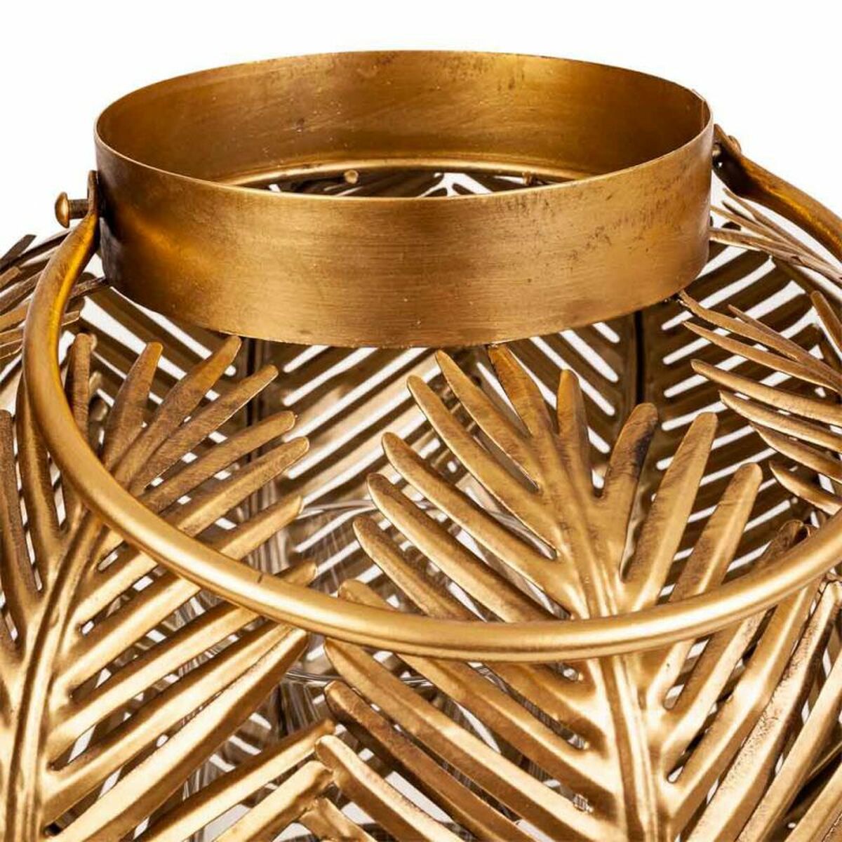 Candleholder Alexandra House Living Golden Iron 34 x 27 x 34 cm-4