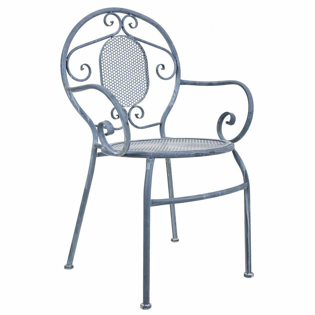Garden chair Alexandra House Living Grey Iron 54 x 88 x 58 cm-0