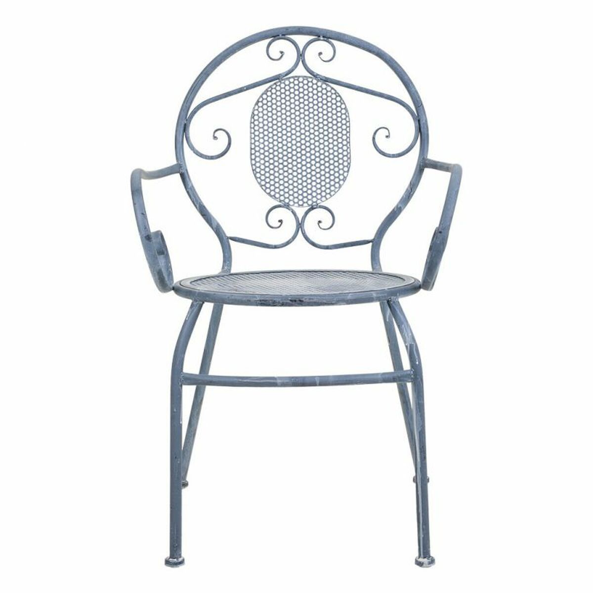 Garden chair Alexandra House Living Grey Iron 54 x 88 x 58 cm-6