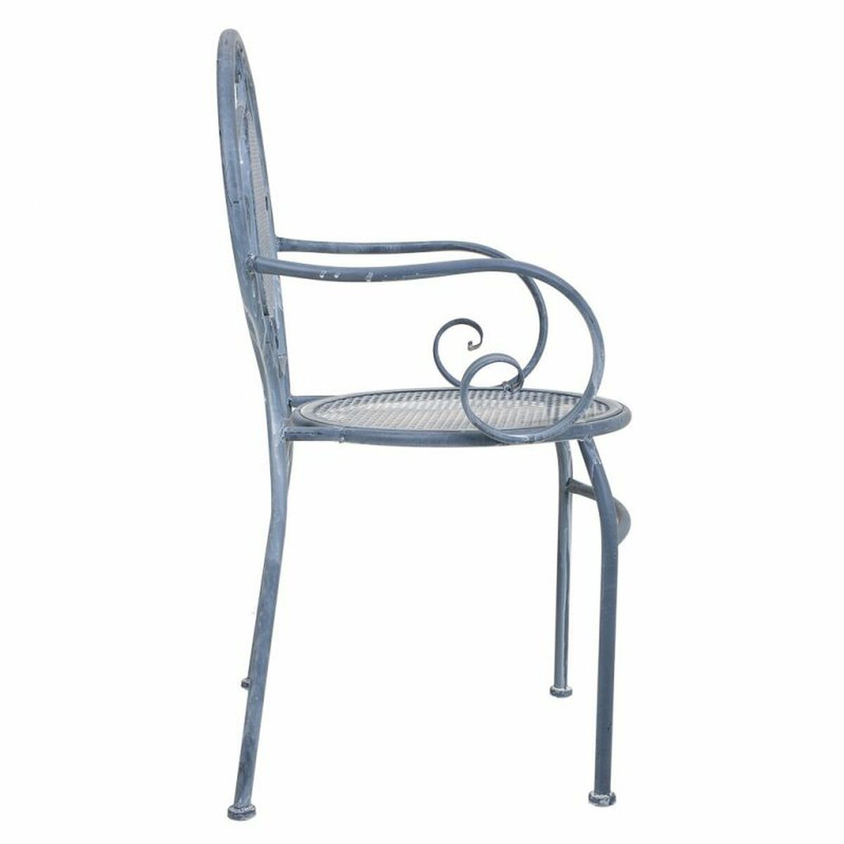 Garden chair Alexandra House Living Grey Iron 54 x 88 x 58 cm-5