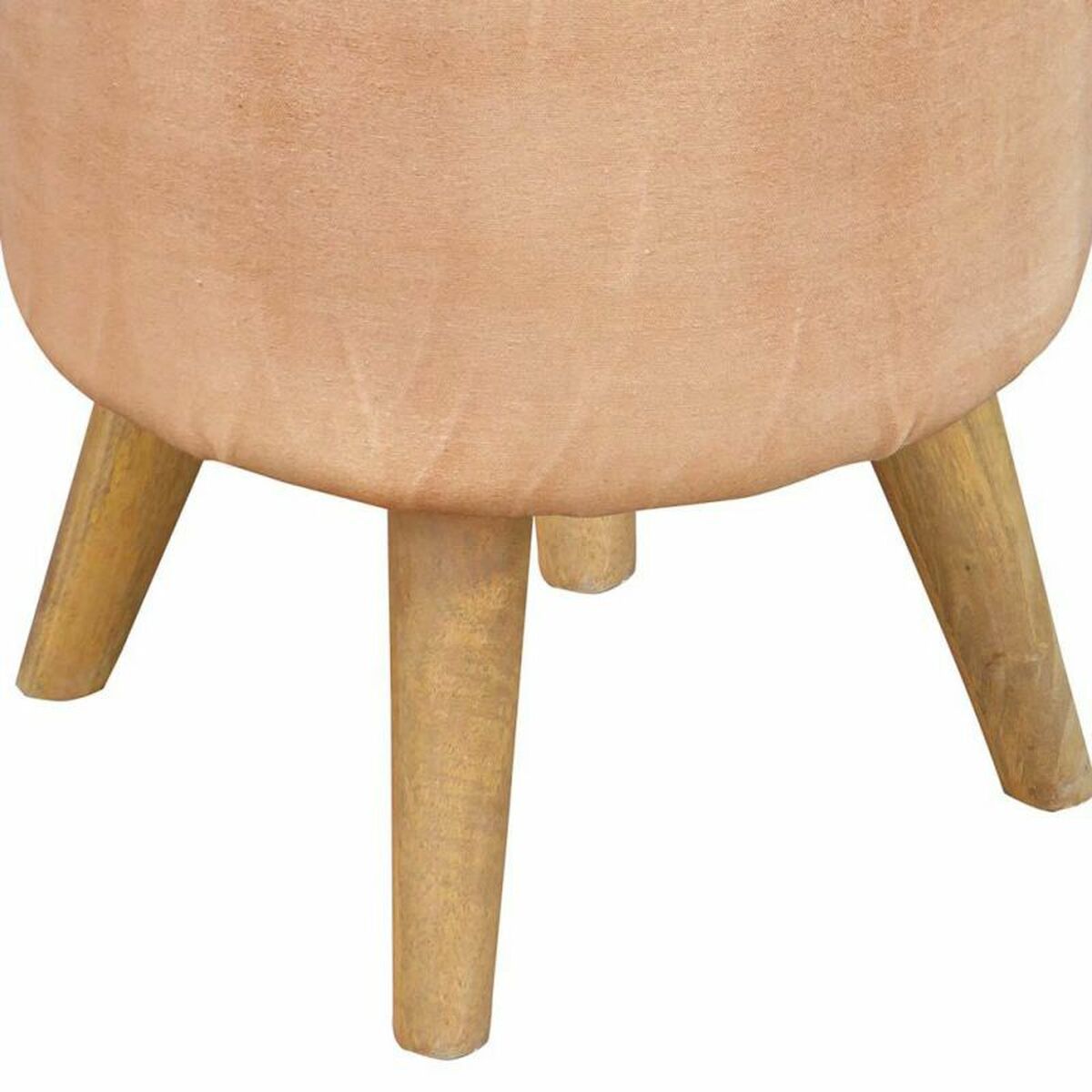Stool Alexandra House Living Mango wood 38 x 42 x 38 cm-2