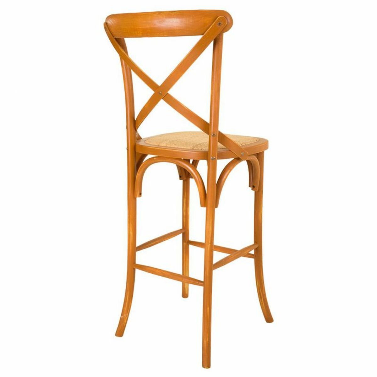 Stool Alexandra House Living Rattan Birch 53 x 116 x 45 cm-5