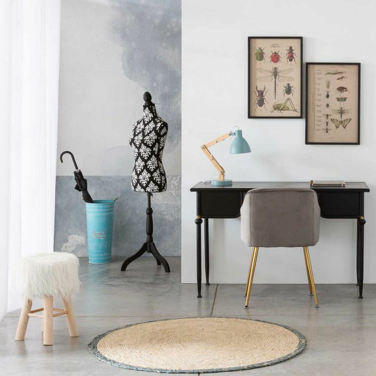 Dining Chair Alexandra House Living Grey 56 x 78 x 55 cm-7