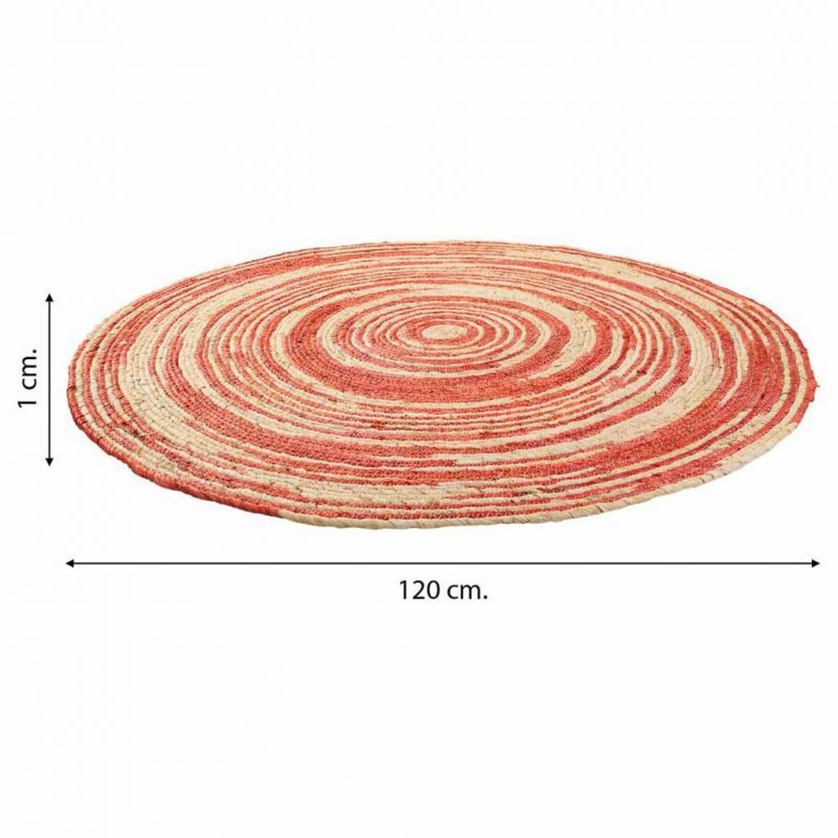 Carpet Alexandra House Living Brown Natural Fibre 120 x 120 cm Circular-3