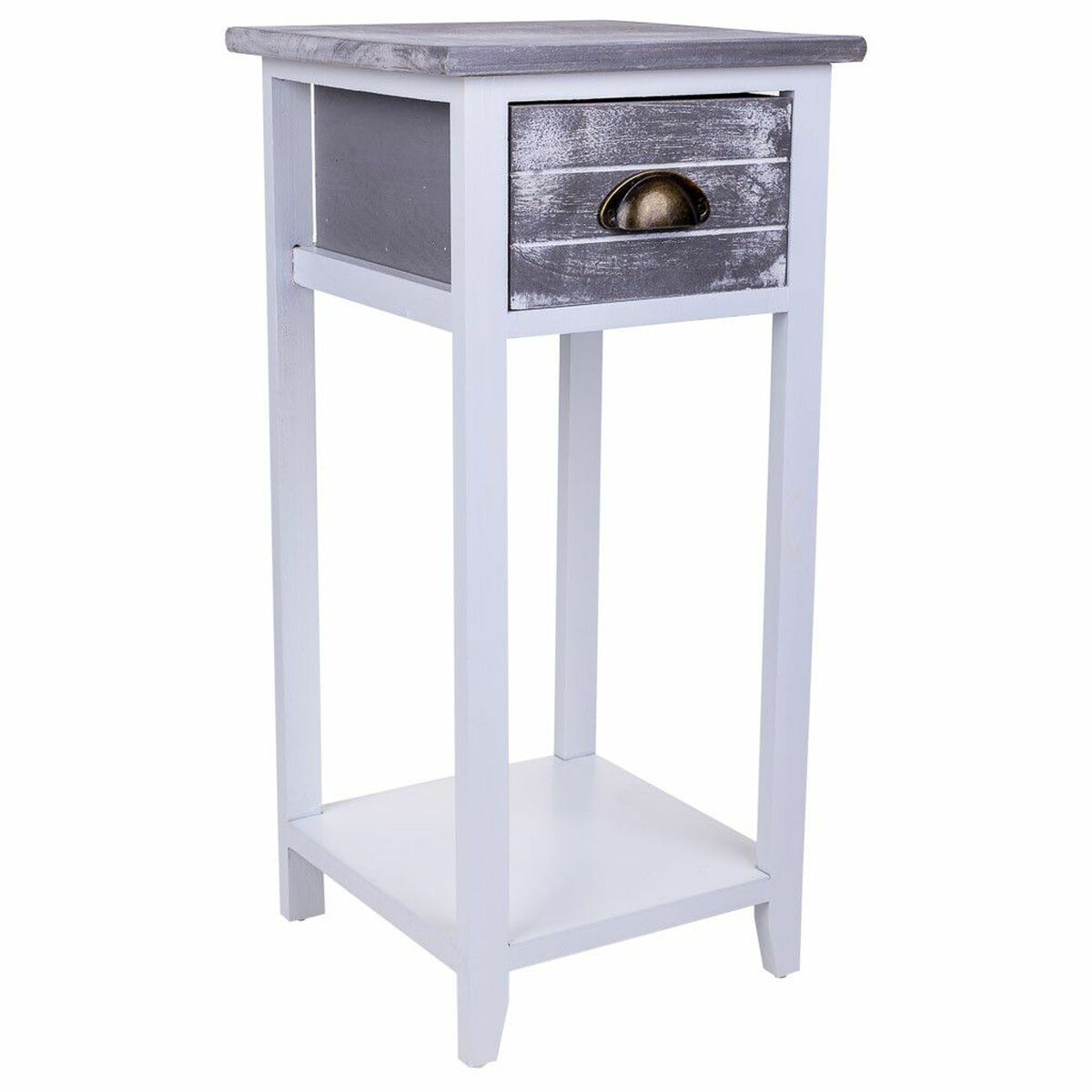 Nightstand Alexandra House Living White 30 x 63 x 30 cm-0