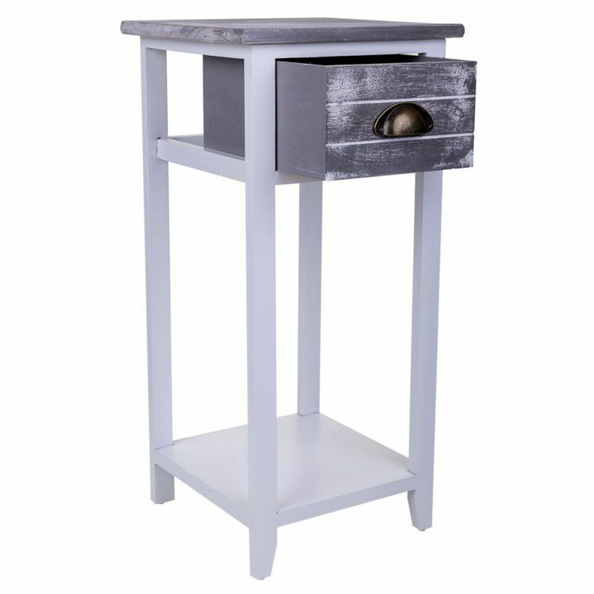 Nightstand Alexandra House Living White 30 x 63 x 30 cm-6